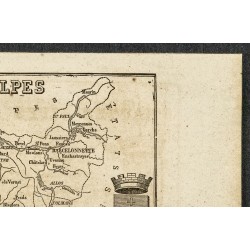 Gravure de 1865 - Basses-Alpes et Allier - 4
