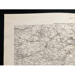 Gravure de 1880 - Carte de la frontière nord - 2