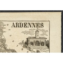 Gravure de 1865 - Ardennes et Ardèche - 4