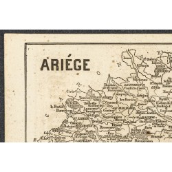 Gravure de 1865 - Ariège et Aube - 3