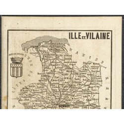 Gravure de 1865 - Ille-et-Vilaine et Indre - 3
