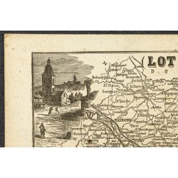 Gravure de 1865 - Lot-et-Garonne et Lozère - 3