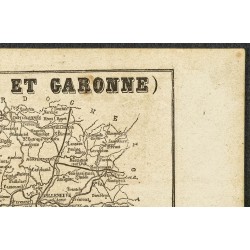 Gravure de 1865 - Lot-et-Garonne et Lozère - 4