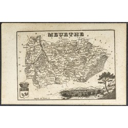 Gravure de 1865 - Mayenne et Meurthe - 2