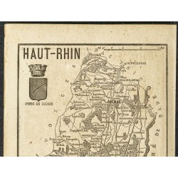 Gravure de 1865 - Bas Rhin et Haut Rhin - 3
