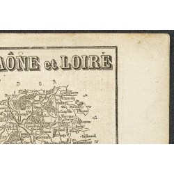 Gravure de 1865 - Saône-et-Loire et Sarthe - 4