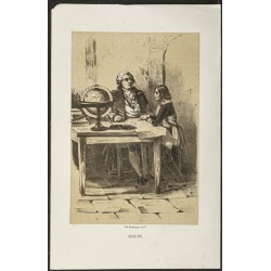 Gravure de 1850ca - Portrait de Louis XVII - 1