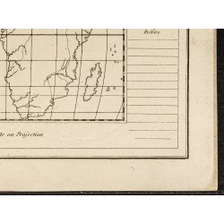 Gravure de 1840ca - Carte muette de l'Afrique - 5