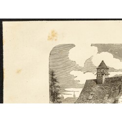 Gravure de 1882 - Chapelle Saint-Vincent-de-Paul de Paris - Gravure ancienne - 2