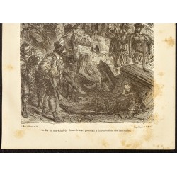 Gravure de 1882 - Fils du maréchal de Cossé-Brissac - Gravure ancienne - 3