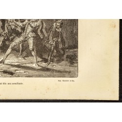 Gravure de 1882 - Bussy tenait hardiment tête aux assaillants - 5