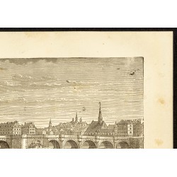Gravure de 1882 - Vue du Pont-Neuf - 3