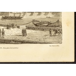 Gravure de 1882 - Vue du Pont-Neuf - 5