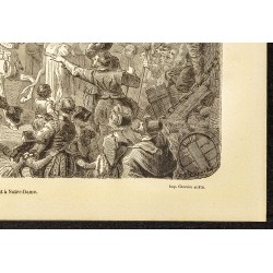Gravure de 1882 - Henri IV à Notre-Dame de Paris - 5