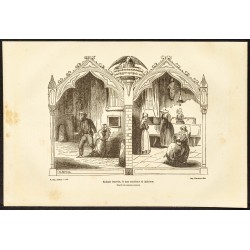 Gravure de 1882 - Tour d'abandon à Paris - 1