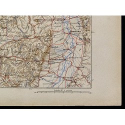 Gravure de 1880 - Carte de Hardt & Hunsruck - 5