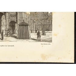 Gravure de 1882 - Arc de triomphe du Carrousel - 5