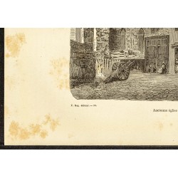 Gravure de 1882 - Église Saint-Julien-le-Pauvre - 4