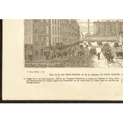 Gravure de 1882 - Rue Saint-Antoine - 4