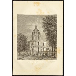 Gravure de 1882 - Hôtel des Invalides - 1