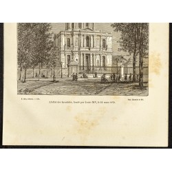 Gravure de 1882 - Hôtel des Invalides - 3
