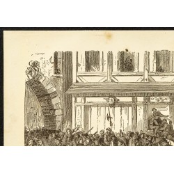 Gravure de 1882 - Procession de la Ligue catholique - 2