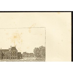 Gravure de 1882 - Palais et jardin du Luxembourg - 3