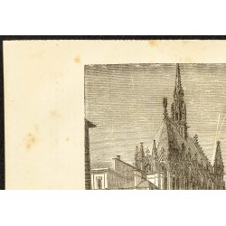 Gravure de 1882 - Palais de la cité - 2