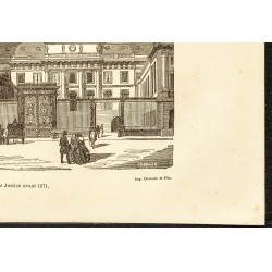 Gravure de 1882 - Palais de la cité - 5