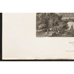 Gravure de 1862 - Ville de Fribourg - 4