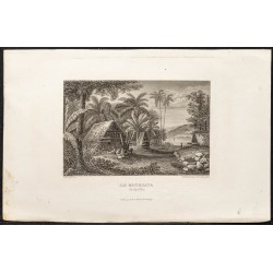 Gravure de 1862 - Îles Fidji - 1