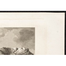 Gravure de 1862 - Le Cap et montagne de la Table - 3