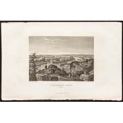 Gravure de 1862 - Les cataractes du Nil - 1