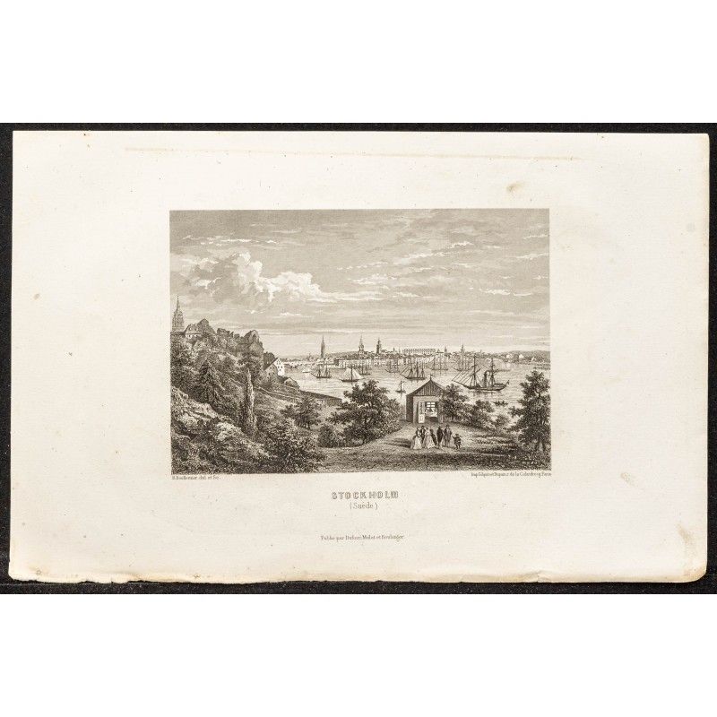 Gravure de 1862 - Stockholm - 1