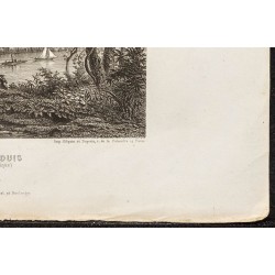 Gravure de 1862 - Vue de la ville de Saint-Louis - 5