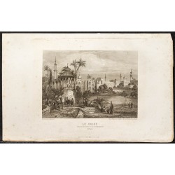 Gravure de 1862 - Le Caire - 1