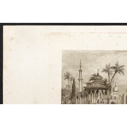 Gravure de 1862 - Le Caire - 2