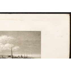 Gravure de 1862 - Ville de Vienne en Autriche - 3
