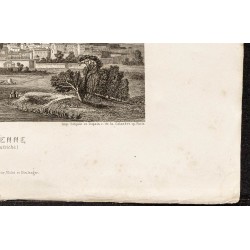 Gravure de 1862 - Ville de Vienne en Autriche - 5