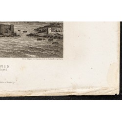 Gravure de 1862 - Vue de la ville de Tunis - 5