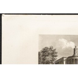Gravure de 1862 - Vue de Philadelphie - 2