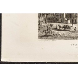 Gravure de 1862 - Vue de Philadelphie - 4