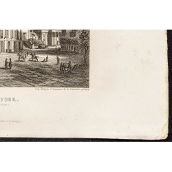 Gravure de 1862 - Vue de Philadelphie - 5