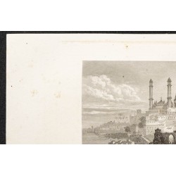 Gravure de 1862 - Varanasi ou Bénarès - 2