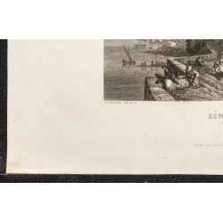 Gravure de 1862 - Varanasi ou Bénarès - 4
