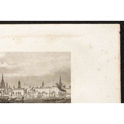 Gravure de 1862 - Mayence en Allemagne - 3
