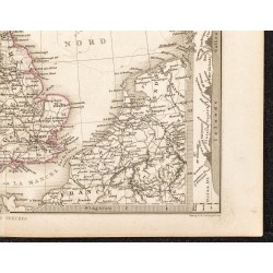 Gravure de 1873 - Carte des Îles Britanniques - 5