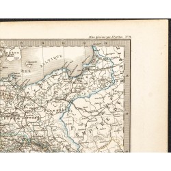 Gravure de 1873 - Allemagne, Pays-Bas, Belgique et la Suisse - 3