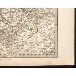 Gravure de 1873 - Allemagne, Pays-Bas, Belgique et la Suisse - 5