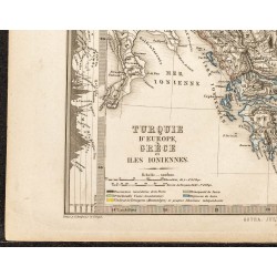 Gravure de 1873 - Grèce et Turquie d'Europe - 4